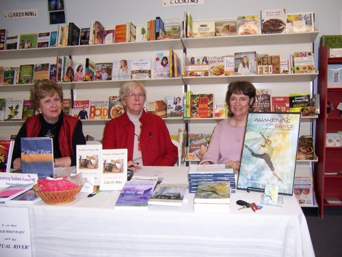 Highland Books with Georganne Spruce, Celia Miles and Nancy Cash Photo: Jenny Munro